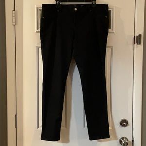 NY & C Black Low-rise Jeggings NWOT size 18